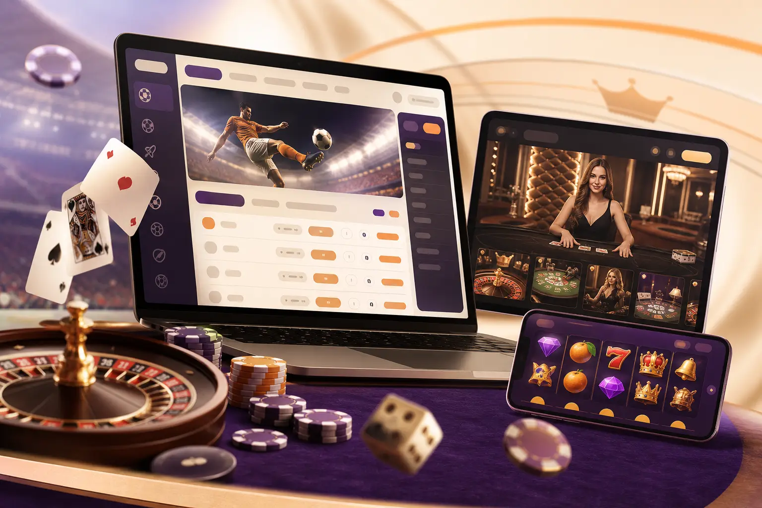 Mega Chance Bet online casino and gaming options